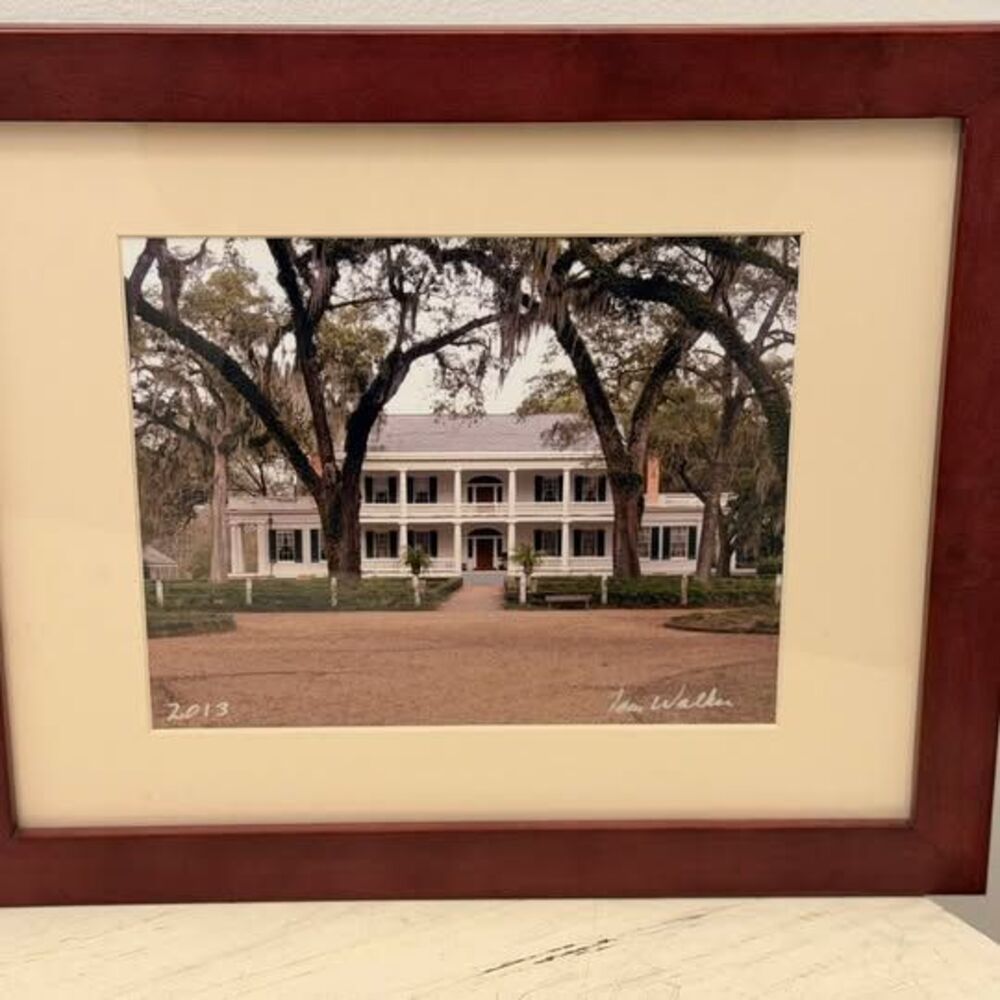 Tom Walker Rosedown Plantation Home Framed Photograph~2013